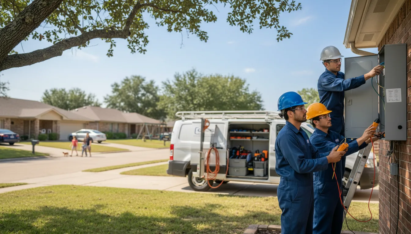 Certified electrician providing emergency electrical services in Northpoint, PA